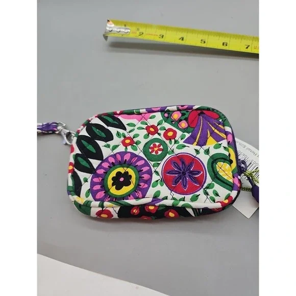 Vera Bradley Viva La Vera ID/ Coin Purse Floral New - Picture 4 of 5